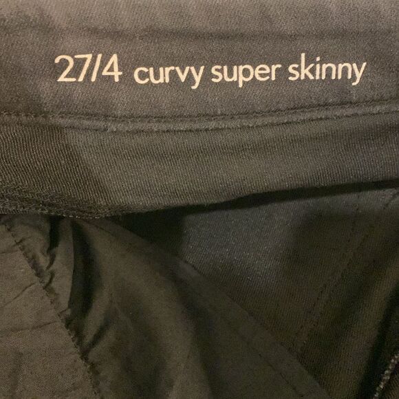 ANN TAYLOR LOFT Black Skinny Jeans Modern Fit - Picture 5 of 13